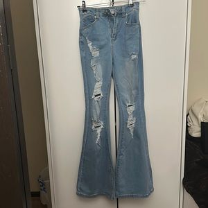 Flared jeans